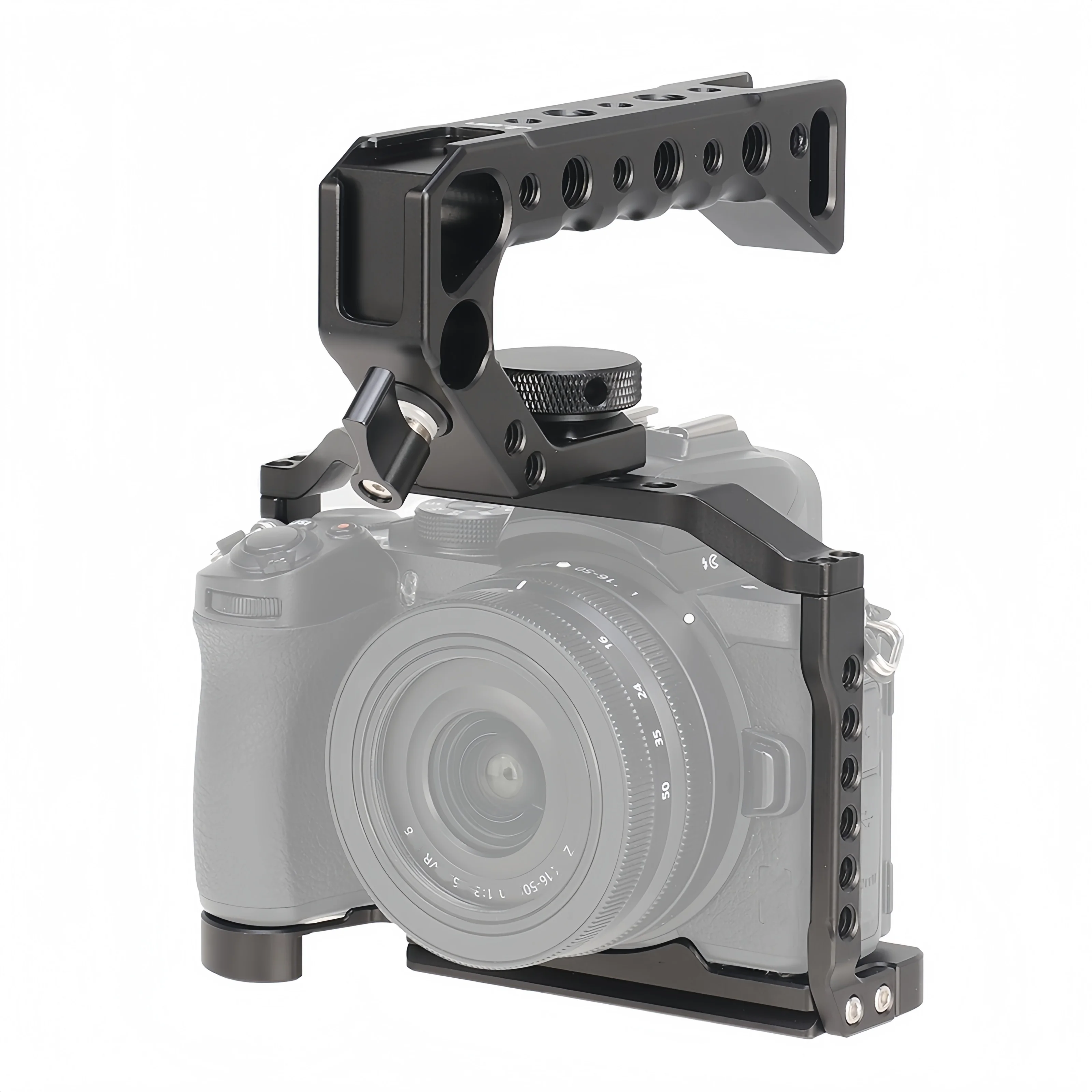 Camera cage quick release stabilizer for Nikon Z50 VLOG expansion Aluminum protective frame
