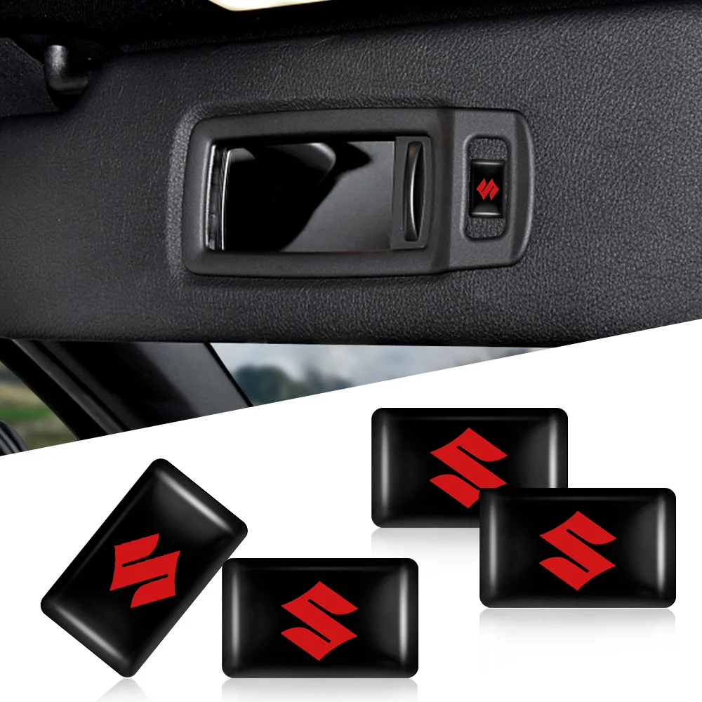 10/20Pcs Auto Styling 3D Epoxy Körper Stamm Dekor Lenkrad Aufkleber Aufkleber Für Suzuki Grand Swift Jimny vitara Baleno SX4 Alto