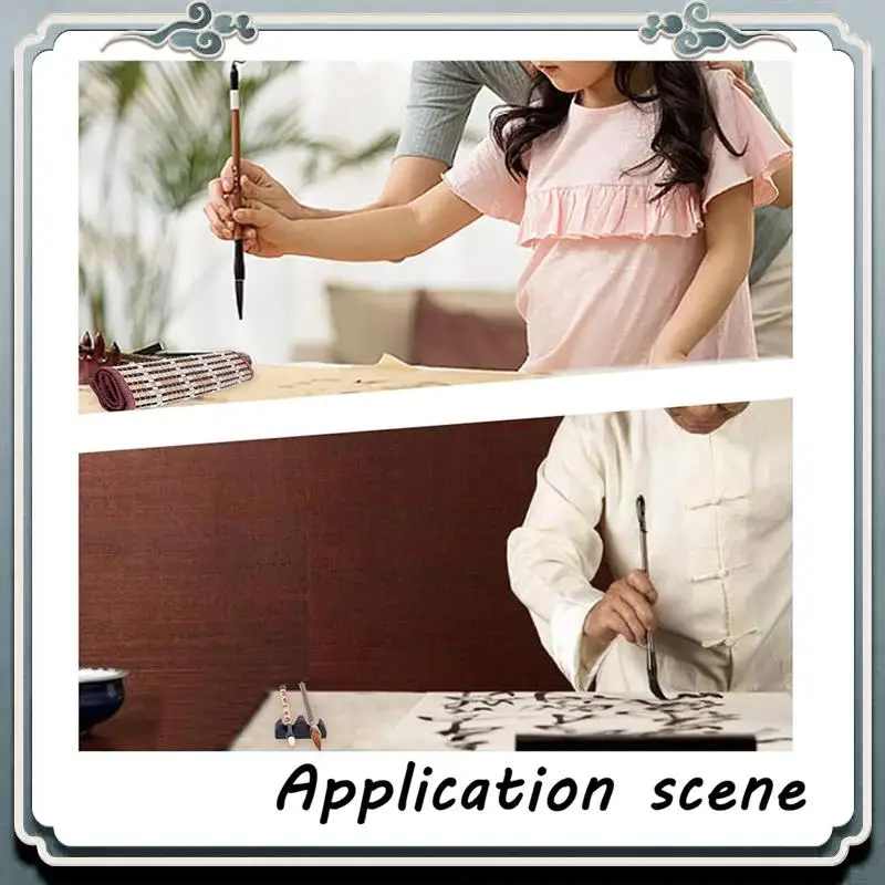 

Premium 8PCS Chinese Calligraphy Brushes Watercolor Brushes Painting Writing Brush Brush Holder For Beginner