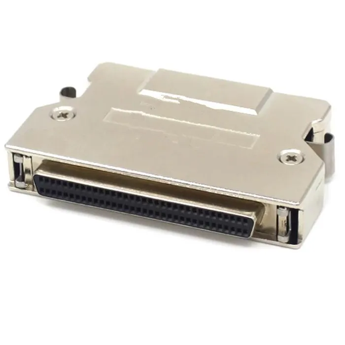 SCSI 68p Female Connector SCSI 68pin Female Adapter HPDB68 female head with alloy shell Crimping female plug