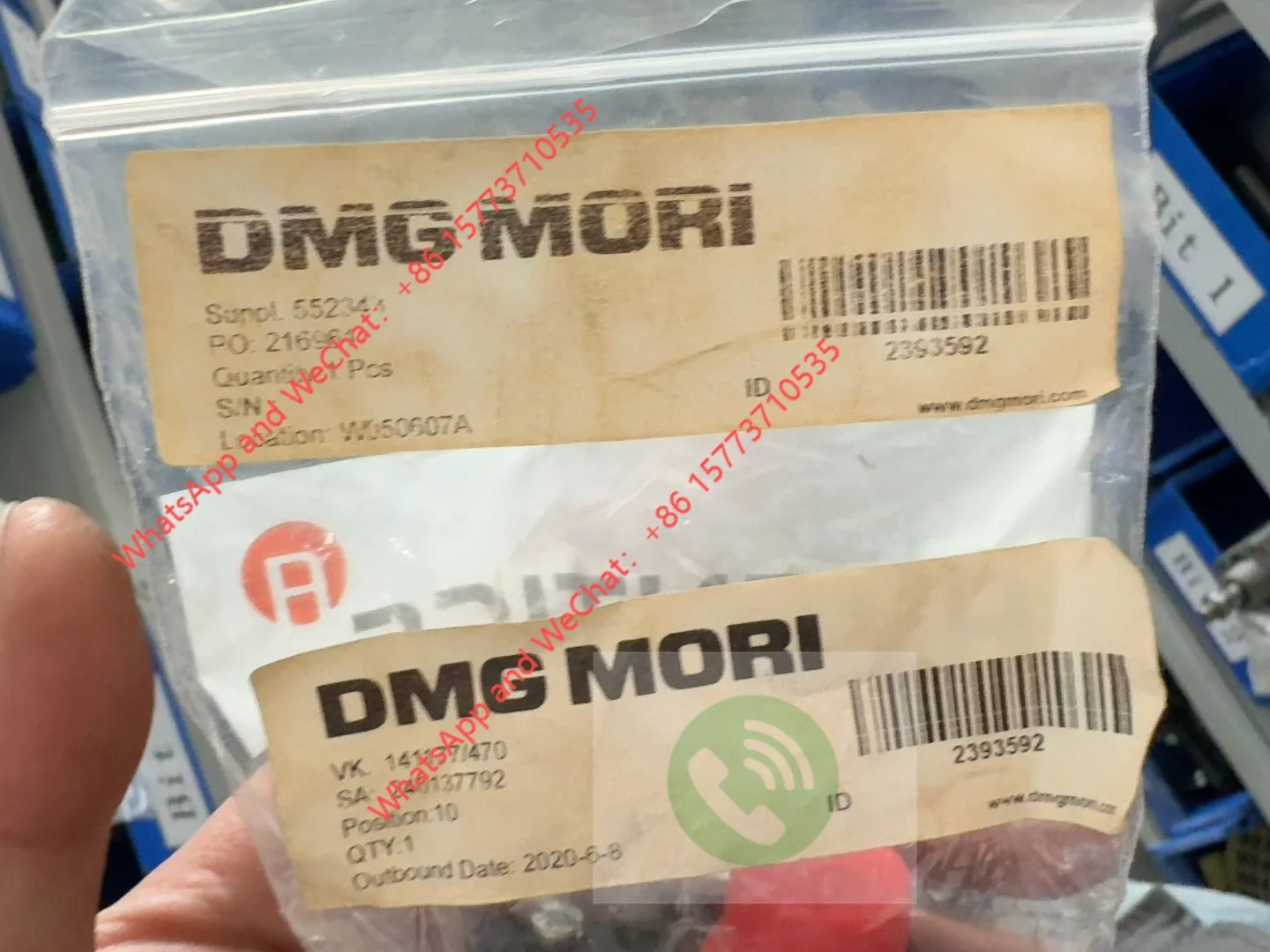 Spare Part ID 2393592 Air Filter Solenoid Valve AVENTICS 0820019501 Brand New, Original Packaging