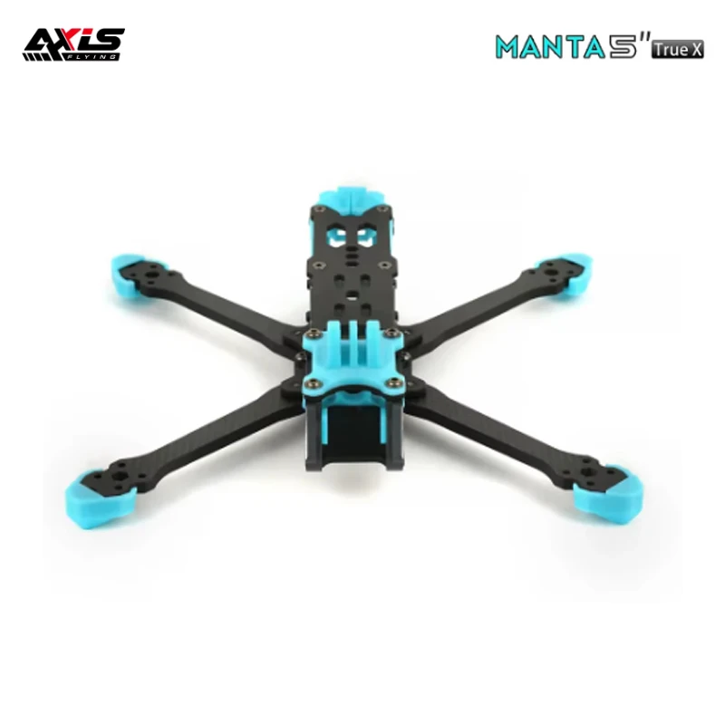 

Axisflying MANTA V2 5 inch Carbon Fiber True X Frame Kits 238mm Wheelbase 5mm Arm Thickness for RC FPV 5inch Freestyle Drone