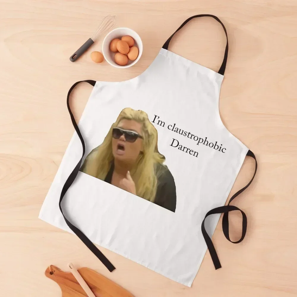 

I'm claustrophobic Darren Apron carpenter Household Items Kitchen Hairdressing Woman Kitchens Apron