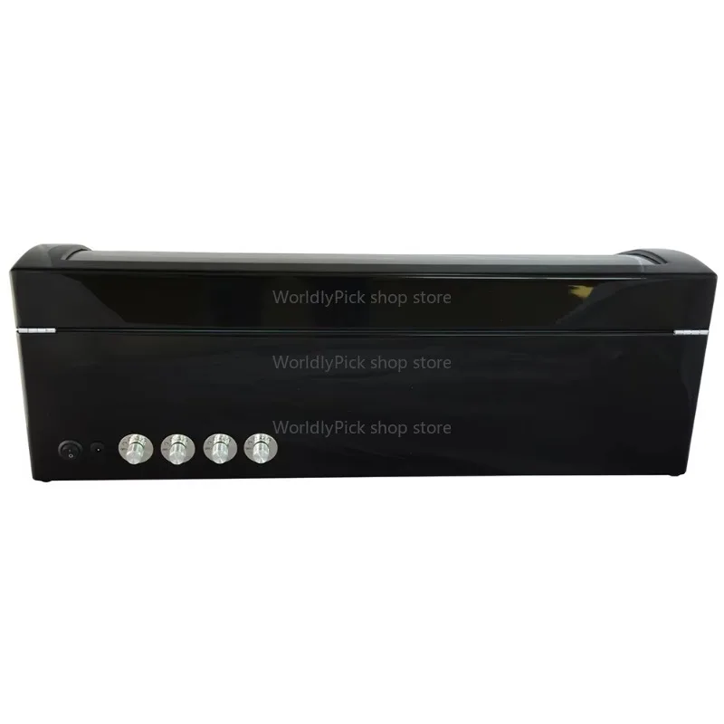 Автоматическая глянцевая краска для фортепиано, МДФ, деревянная коробка для намотки часов для мужчин, 4 слота, прямая продажа с фабрики, GC03-Q31BB, черный
