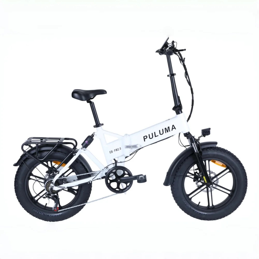 Puluma FM2.0 Erwachsenen-Elektrofahrrad 48V 15Ah Akku Faltbares E-Bike 20-Zoll Fette Reifen Allterrain-Elektrofahrrad