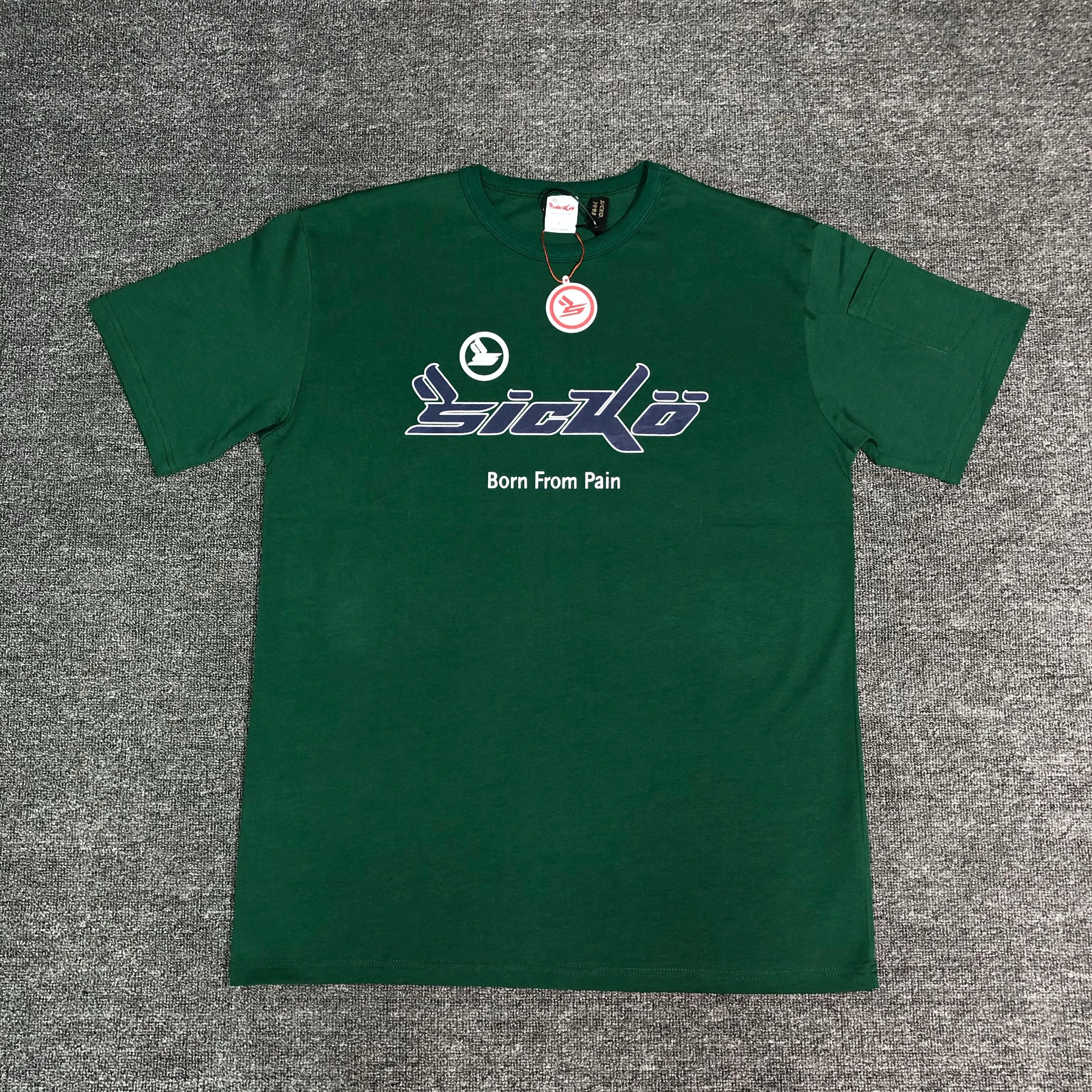 New 2022 Sicko Green Born From Pain IAN CONNOR T Shirts T-Shirt Hip Hop Skateboard Street Cotton T-Shirts Tee Top kenye #30