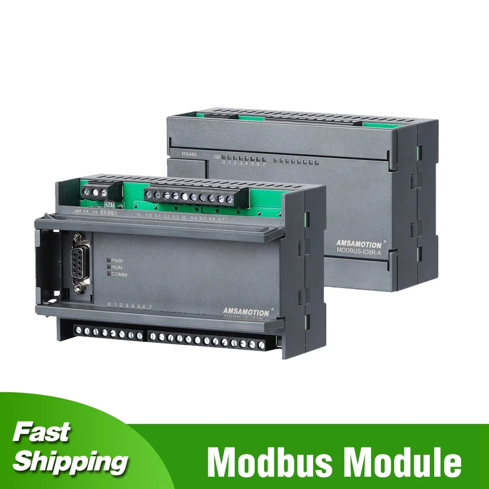 Industrial Grade MODBUS Module RTU Modbus-IO8R-A Analog Output Relay Module 16I/16O/32I/32T Extensible Module