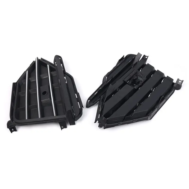 

ABHX-Front Bumper Fog Light Lamp Grill Cover 760853665A 760853666A For VW Touareg 2018-2021 Accessories