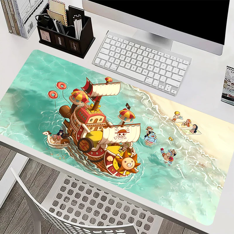 

Mouse Pad PC Accessories Keyboard Pad Office Desk Mat Anti Slip Cartoon Mousepad One Piece Rubber Tablet Pad Gaming Extended Pad