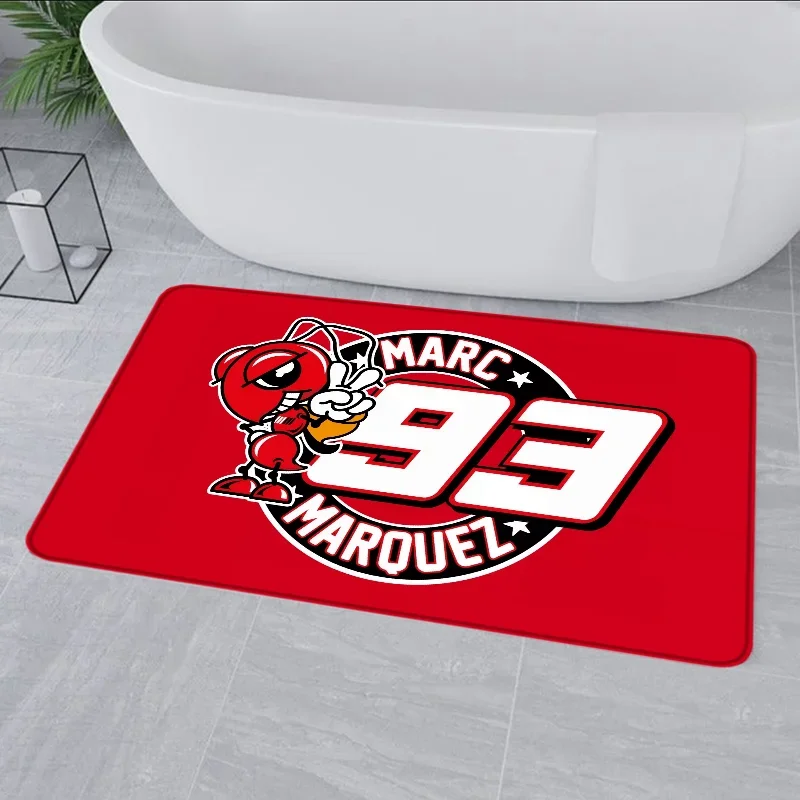 Diatom Mud Door Mat Halllway Carpet Marc Marquez 93 Entrance Doormats Non-slip Bedroom Mat Kitchen Floor Mat Flannel Living