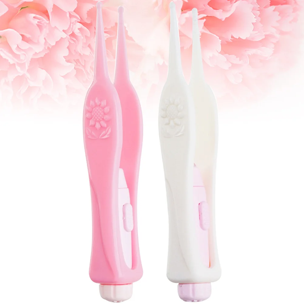 

2Pcs LED Ear Cleaner Flexible Plastic Earpicks Portable Visible Earwax Removal Tool for Baby Toddlers Ear Care