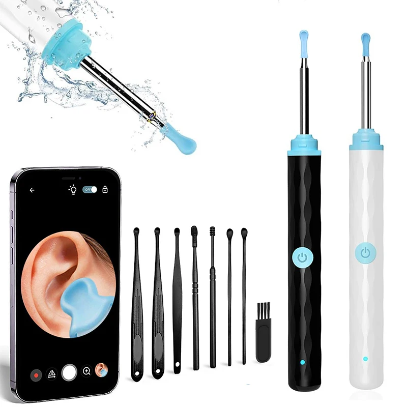 

Беспроводной визуальный очиститель ушей с LED-подсветкой, объектив 4.0 мм, инструмент для удаления ушной серы, запись видео, HD-эндоскоп для чистки ушного канала