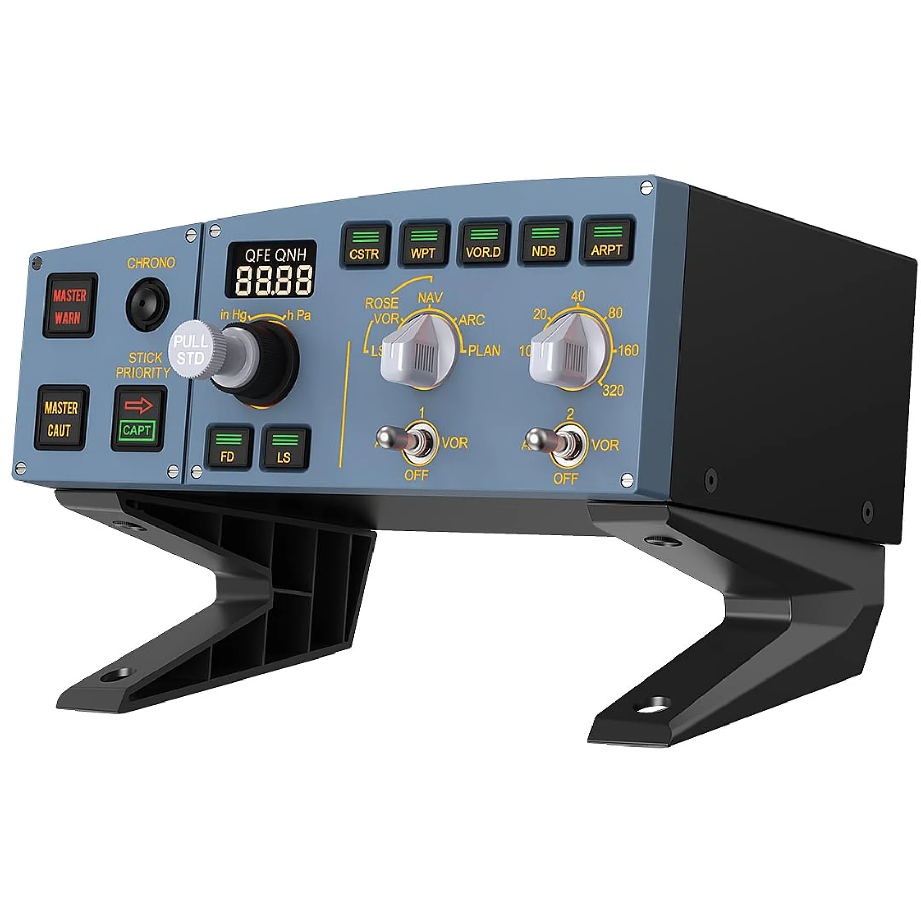 WINGFLEX A320 CUBE — настоящее ощущение самолета, точное управление, дизайн Plug-and-Play и совместимость с ПК для любителей SIM-полета