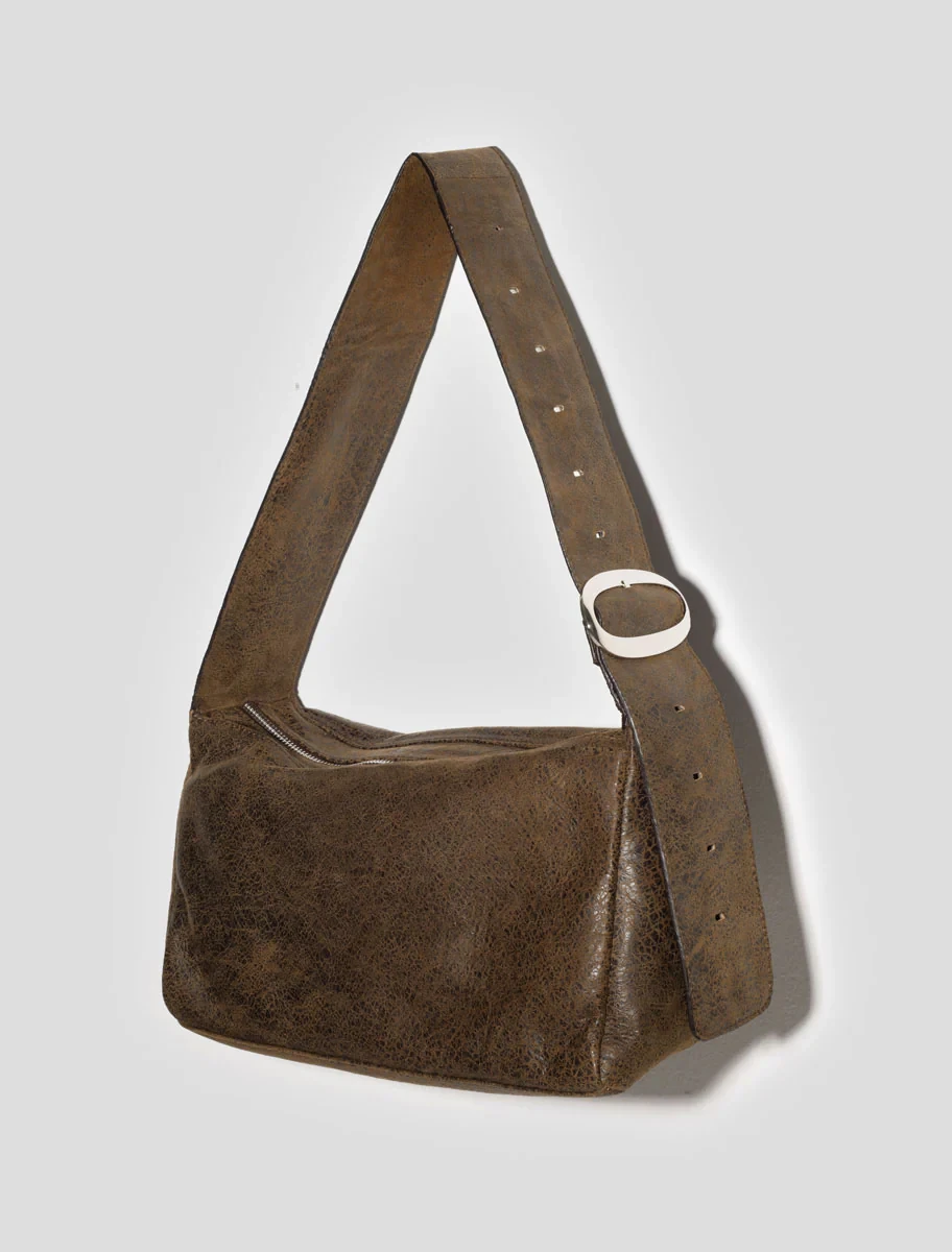 Spanish brand Paloma Wool Retro Leather Square Teabag lady shoulder bag