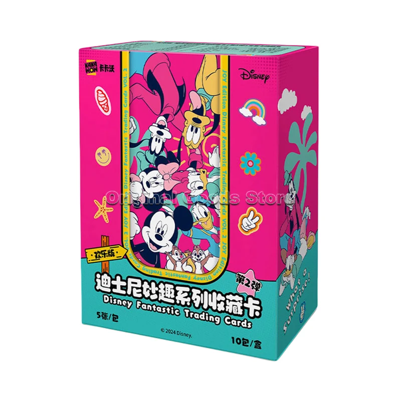 Original KAKAWOW Disney Fantastic JOY Edition การ์ด Vol.2 ของแท้การ์ตูน Art Series คอลเลกชันการ์ดของขวัญเด็ก