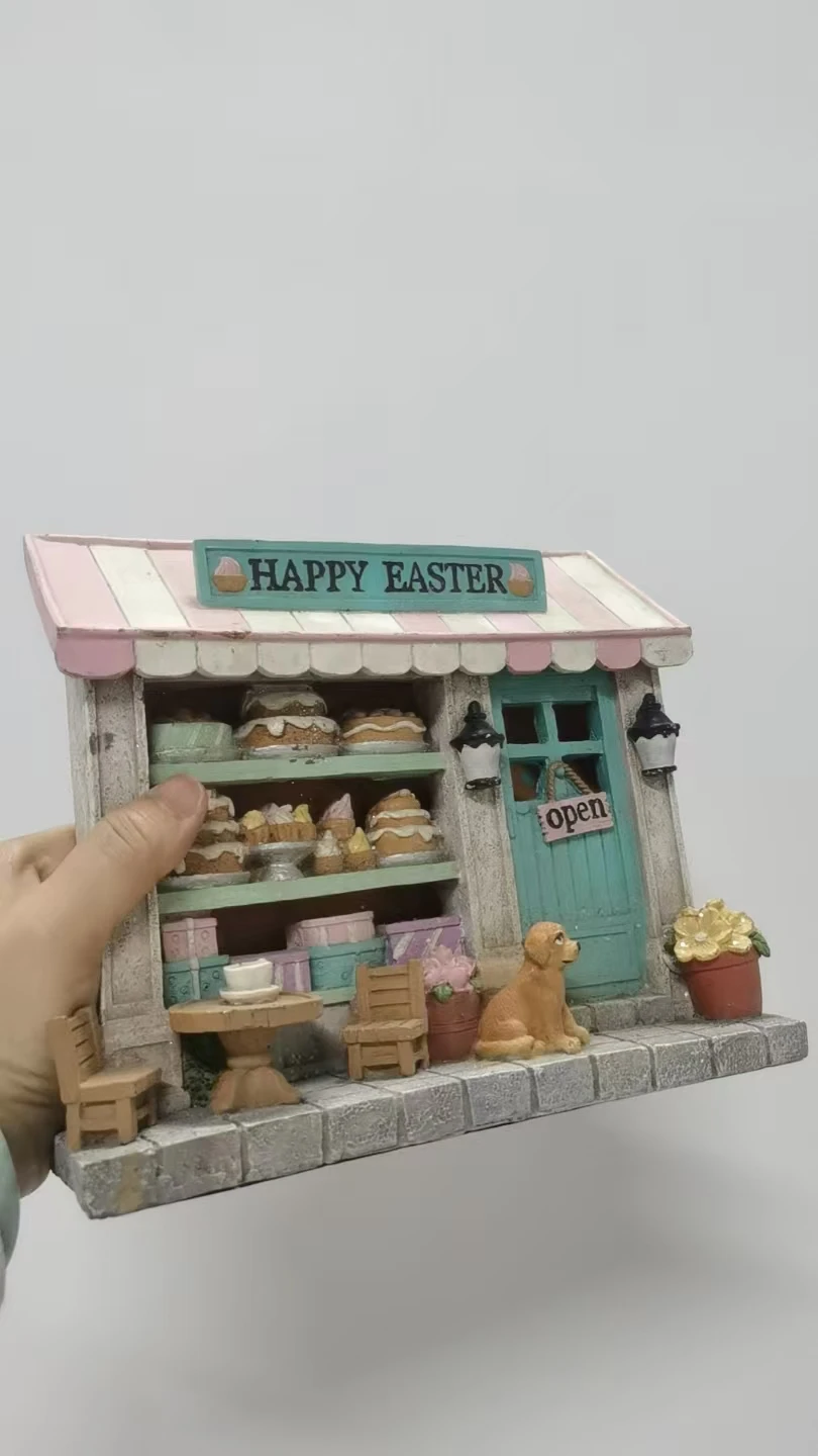 

Фигурка из смолы для психотерапевтической песочницы, игра с песком, украшение для дома, счастливой Пасхи