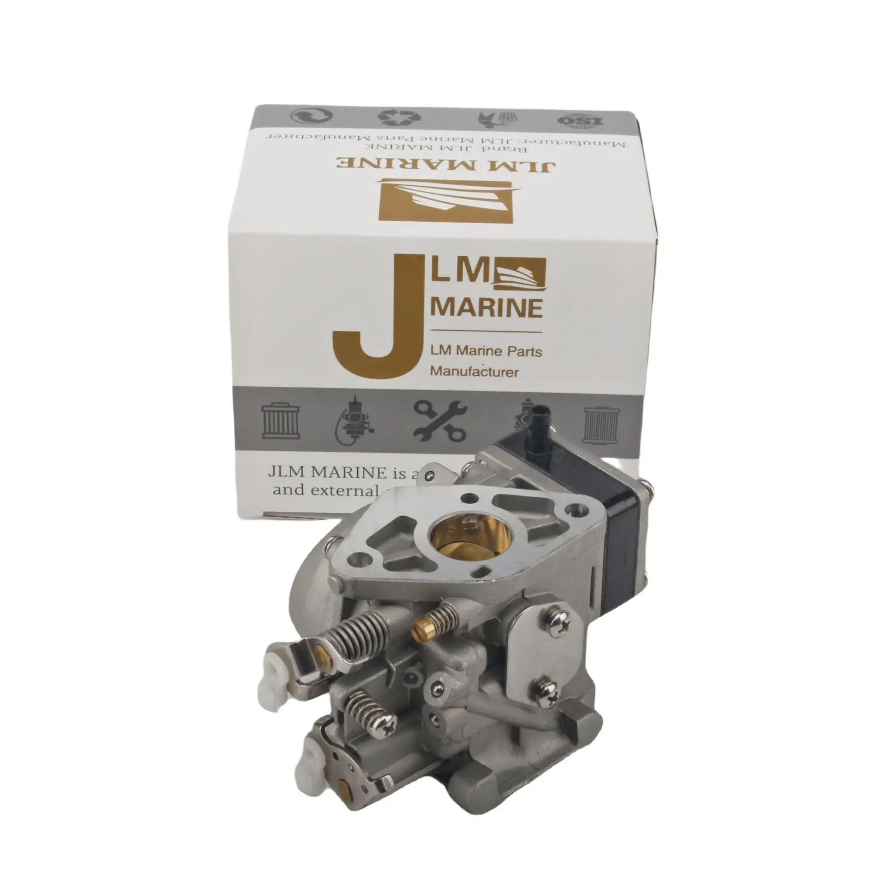 JLM Marine Outboard Carburetor Carb for Mercury Mariner 2 Stroke 6HP 8HP 9.8HP 3303-803687A04 895110A18 803687T04 803687T02 view 2