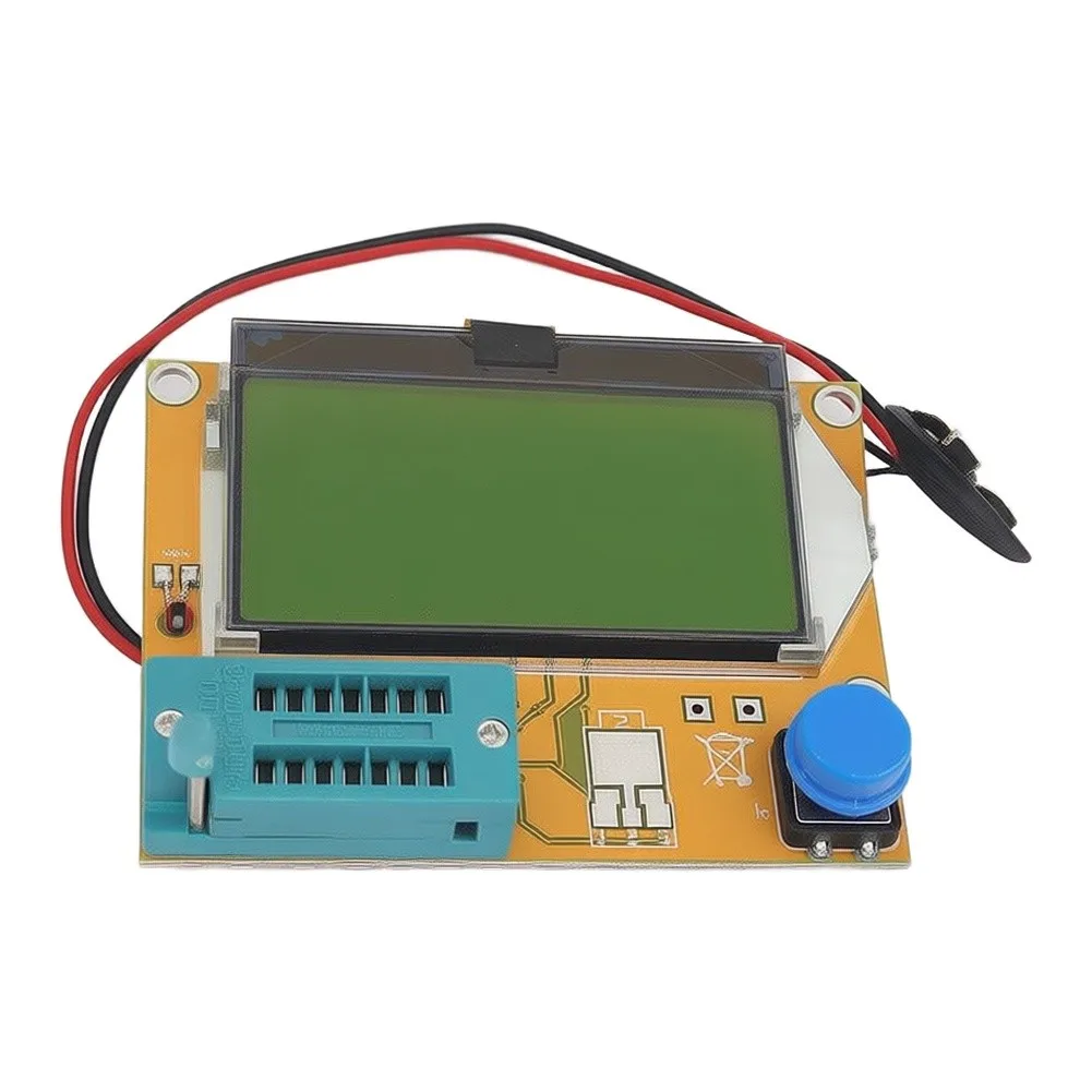 LCRT4 Multifunctional Tester for Transistor Diode Capacitor Inductor SCR Testing with Clear Backlight LCD Interface