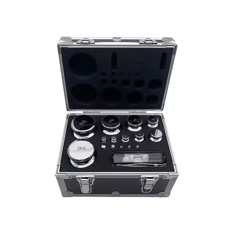 Cheap1Mg-200G 23 Buah Set Kit Berat Kalibrasi Timbangan Digital Baja Tahan Akurasi Tinggi Skala Kirschner Kelas Laborat