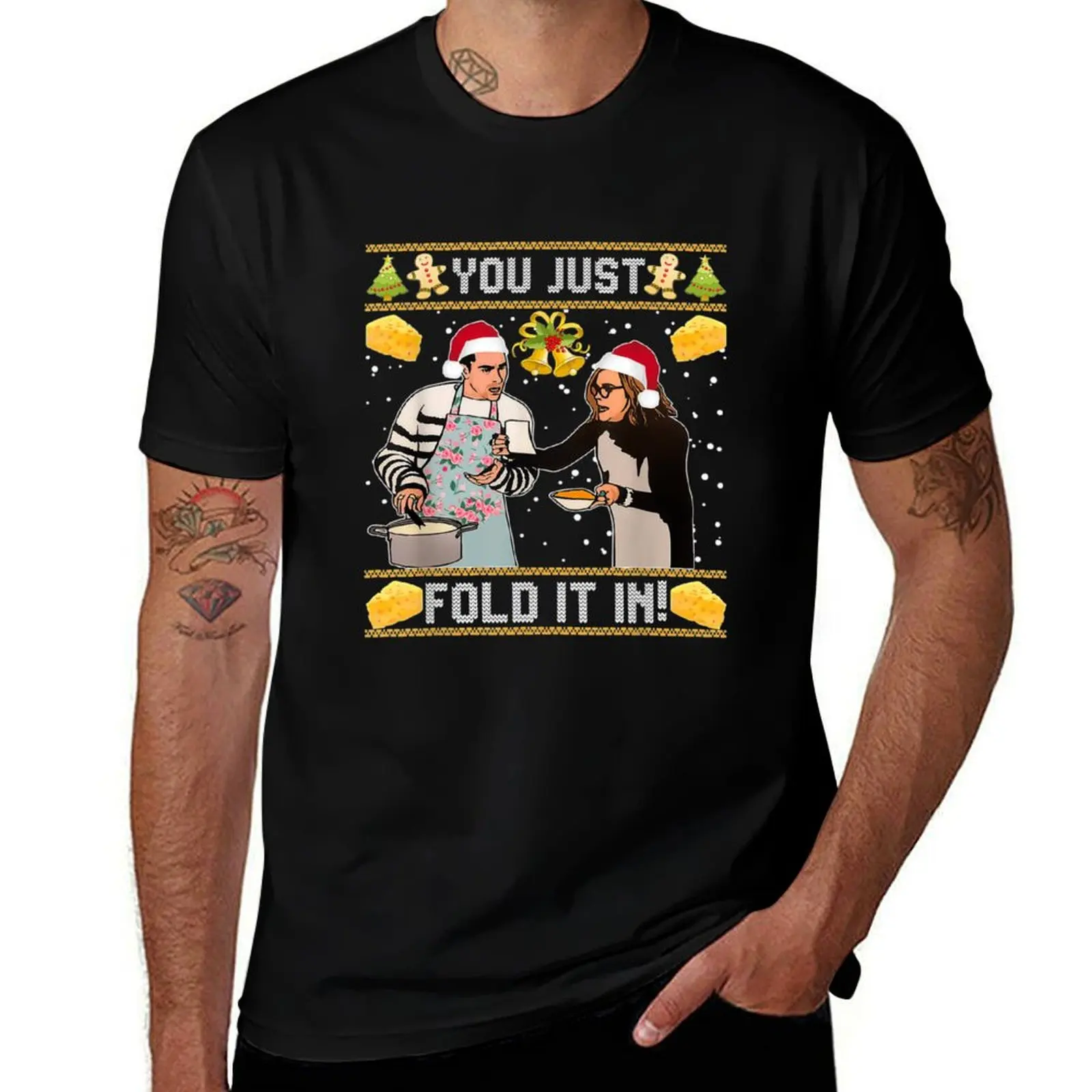 you just fold it in T-Shirt Functional Casual Short Sleeve Tee T-Shirt