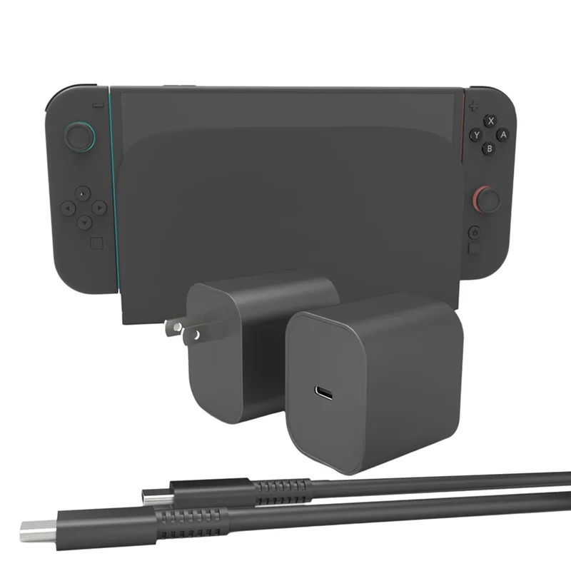 -N07R For Switch2 Charger 60W AC Power Adapter For NS Switch2 Game Console Power Adapter Wall Travel Type C Charger