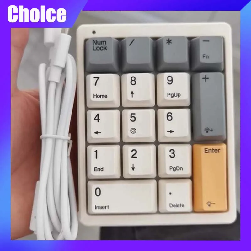 

Magic-Force MF17 Mechanical Numeric Keypad Wired Type-C RGB QMK/VIA External Notebook Finance Accounting Cashier Keyboard Gift