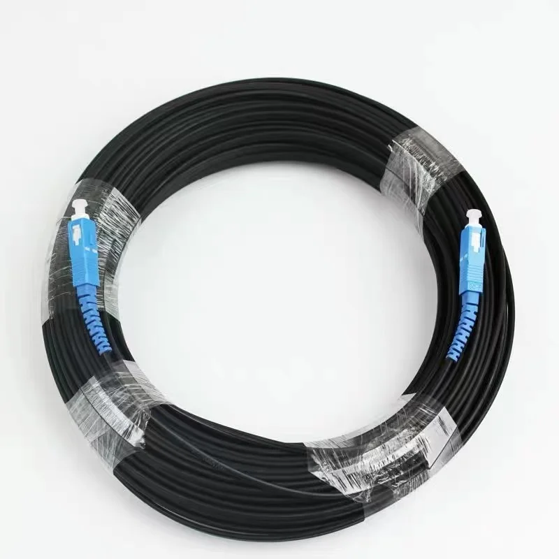 

SC UPC Fiber Optic Drop Cable 20/80M Single Mode Simplex 2.0mm FTTH Outdoor Fiber Optic Patch