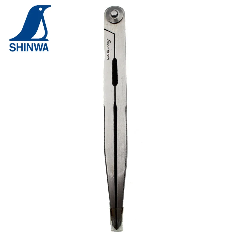 SHINWA Industrial Use Scribing Spacing Gauge 77516 - 77546 Super Hard Pointed Carbon Steel Scribing Artifact Circle 15-40cm