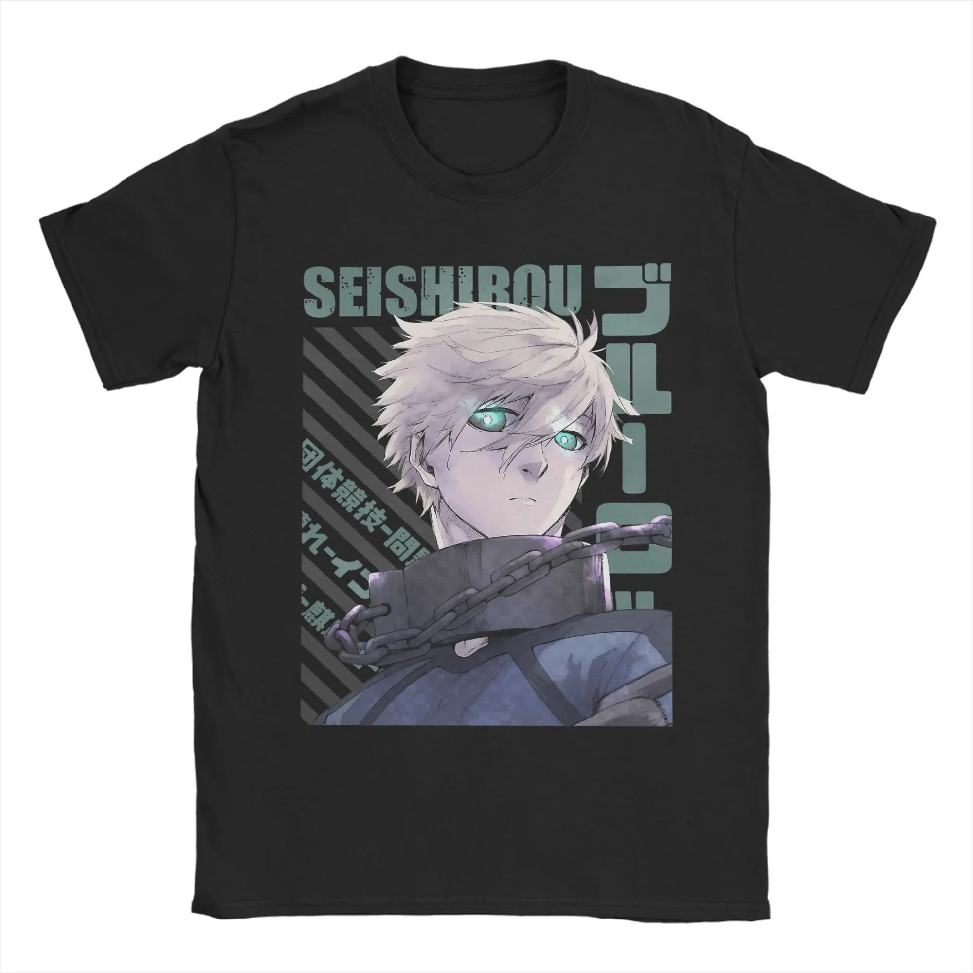 

Blue Locks Seishirou Nagi T-Shirts Men Unique Cotton Tee Shirt Round Collar Short Sleeve T Shirts Gift Idea Clothes