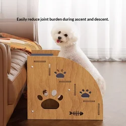 Rampa antideslizante para perros pequeños y mayores – escalones