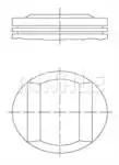 

PISTON for 52100 PISTON + ring STD. (M111.9, 89.91mm) W202 mm. mm.