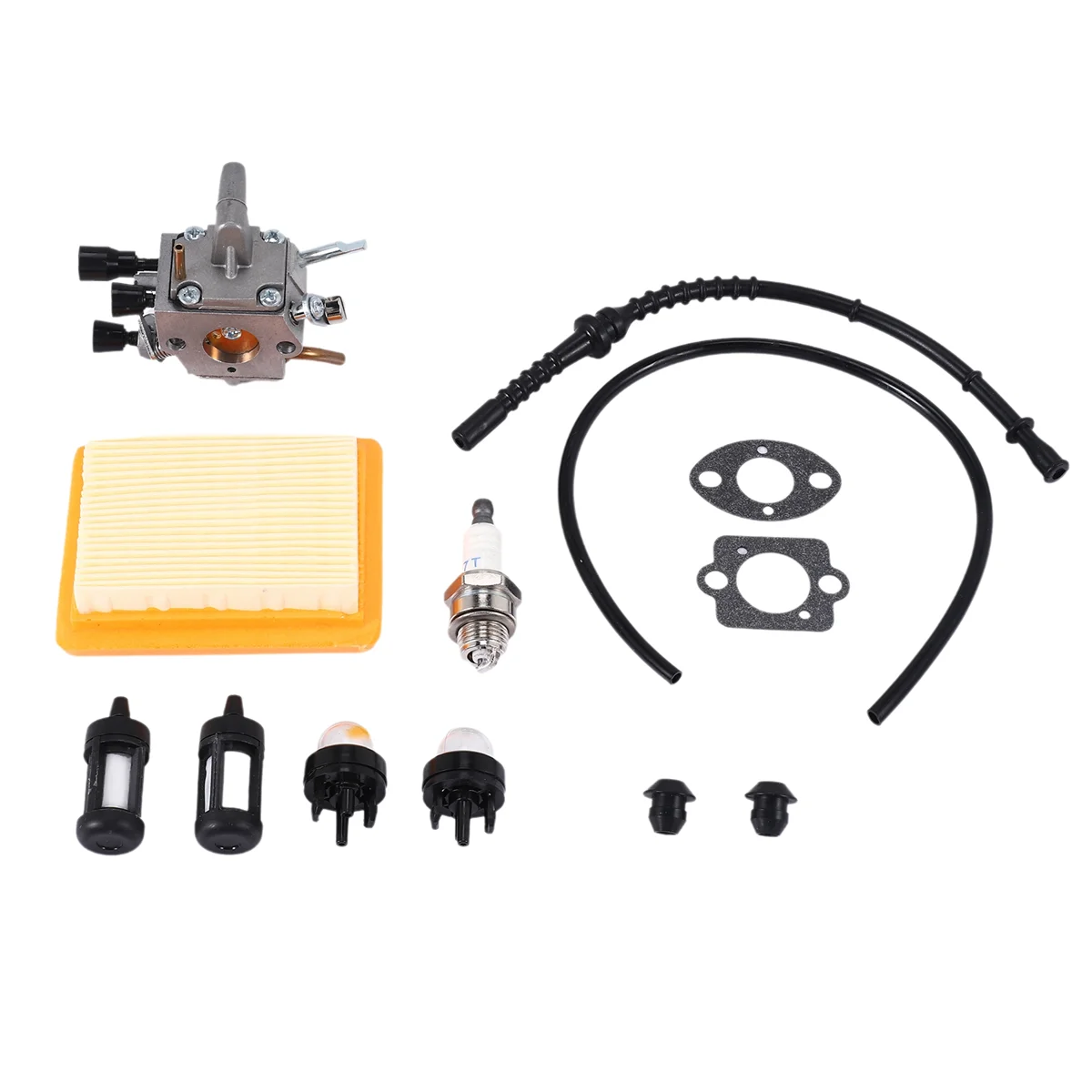 Kit de réparation de carburant pour carburateur, filtre à air, ampoule, adapté pour Stihl FS120, FS200, FS250, FS300, FS350, FR450, coupe-bordures