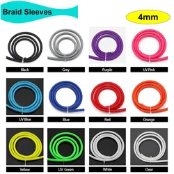 1/2/3/5/10/20/30/50M 4mm Insulated PET Braid Sleeve Sleeving High Density Cable Sheath Wrap Tube Cable Protector Braid For Wires