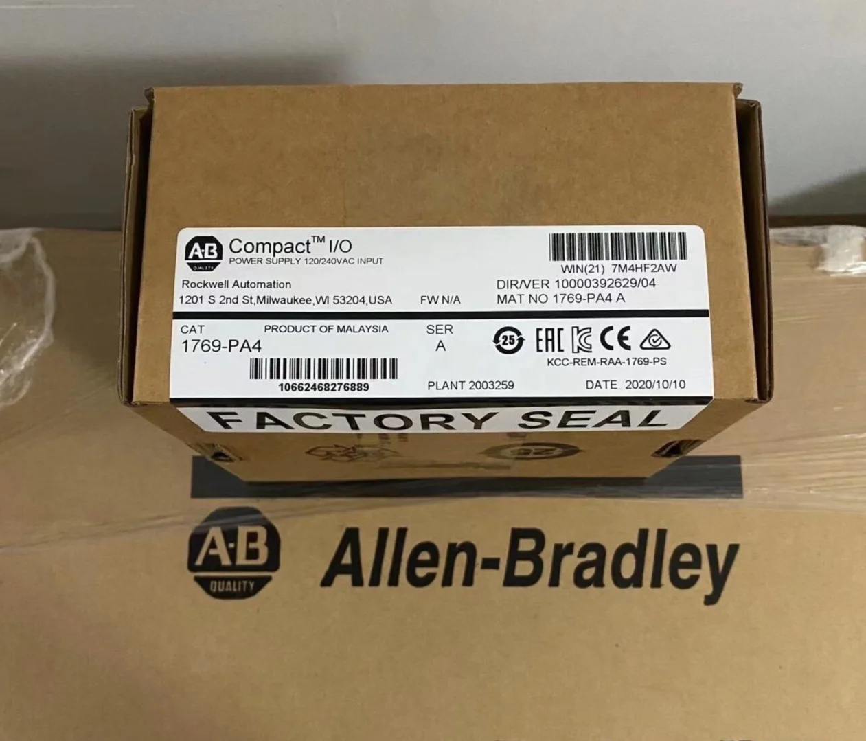 

1PC NEW AB 1769-PA4 1769PA4 A IN BOX BRAND