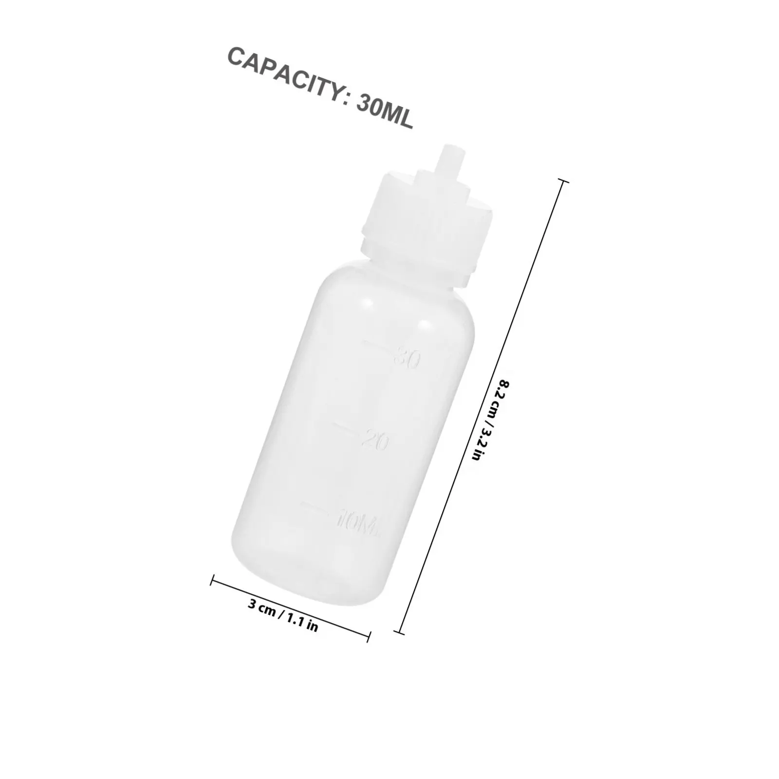 1Set Industrial Dispensing Bottle Set Precise Applicator Needle Tip Squeeze Bottles for Flux Glue Solvent Crafts DIY Electronic