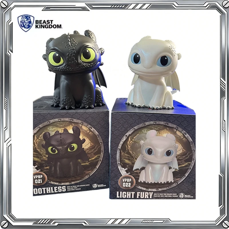 

Beast Kingdom How to Train Your Dragon Toothless Light Fury Action Figure Night Fury Collectible Model Ornament Toy Gift