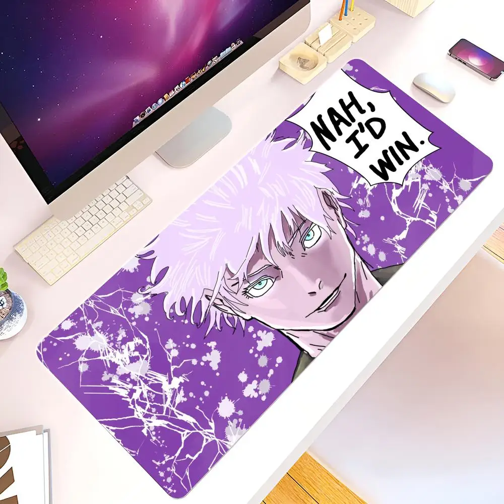 Imagem -01 - Satoru Gojo Satoru Mouse Pad Game Mouse Pad Gamer Desk Pad Acessórios para Tapetes Almofada de Mesa satoru gojo satoru mouse pad game mouse pad gamer desk pad acessorios para tapetes almofada de mesa 01