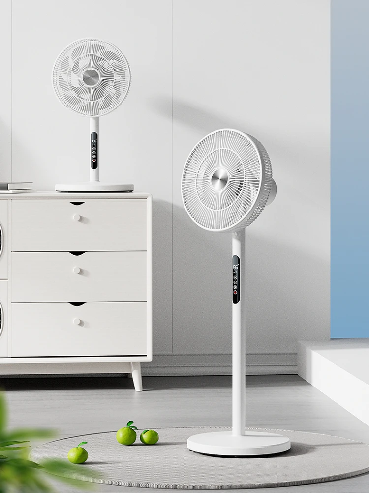 Floor Fan Wall Fan Mute Desktop Small Household Punch-Free Dormitory Office Remote Control Electric Fan Home Appliance