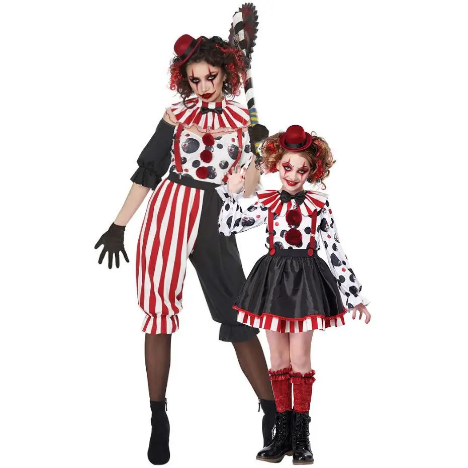 Loween Costume de Clown pour Enfants Tenue de Performance pour Garçon Ele Vintage Sle Costume de Scène sans Marquée Printemps 2025