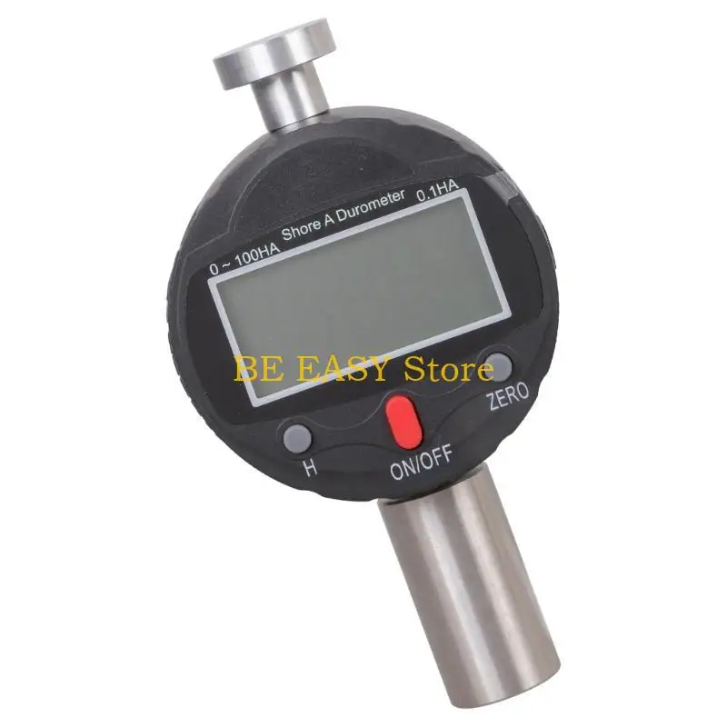 E28F Kompaktes digitales Shore-A/D-Härtemessgerät Taschenformat, Durometer, LCD-Display, Gummi-Härteprüfer
