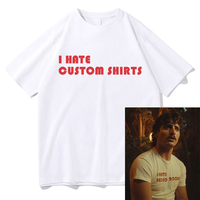 I Hate Benson Boone Letter T Shirts 2025 Hot Sale Fashion Men/women Clothing Harajuku Clothes Summer Cotton Graphic T Shirts