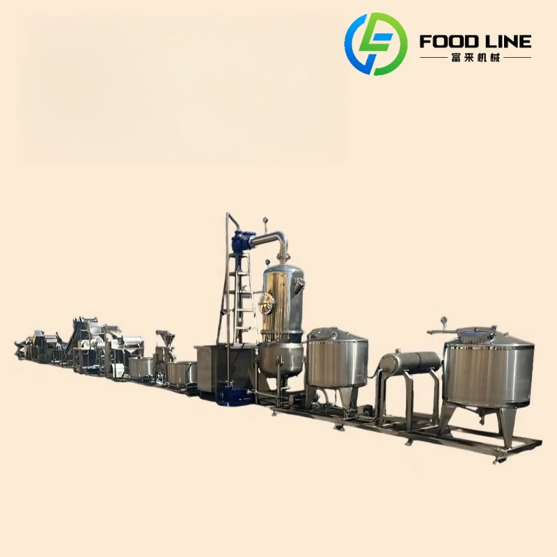 Customized Safe Tomato Paste Production Line Overload Overheat Protection Emergency Stop System For Safe Operation