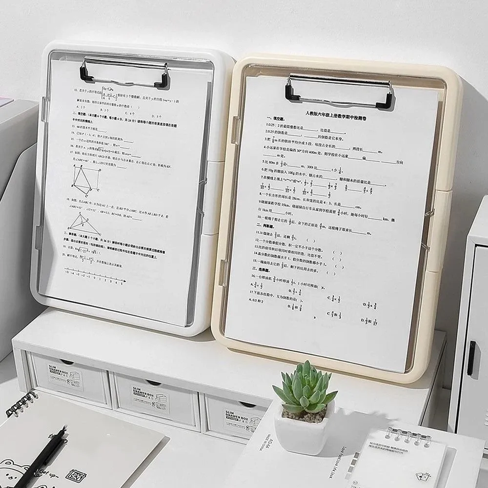 double-layer-a4-clipboard-large-capacity-simple-clamp-document-organizer-with-storage-durable-document-folder-student-use