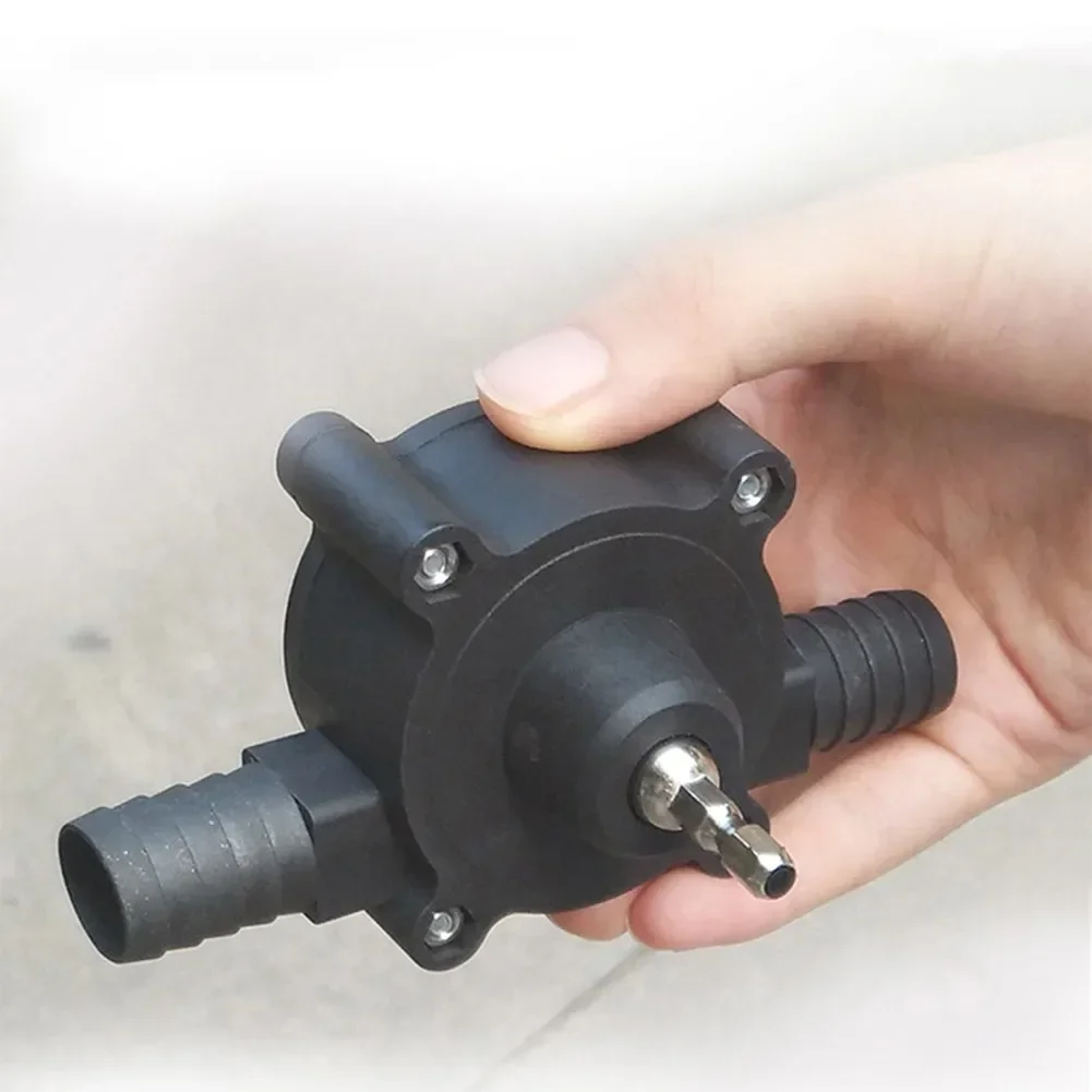 

Portable Hand Electric Drill Pump Converter to Diesel Oil Fluid Water Pump Portable Mini Self-priming Liquid Transfer Pump Tool