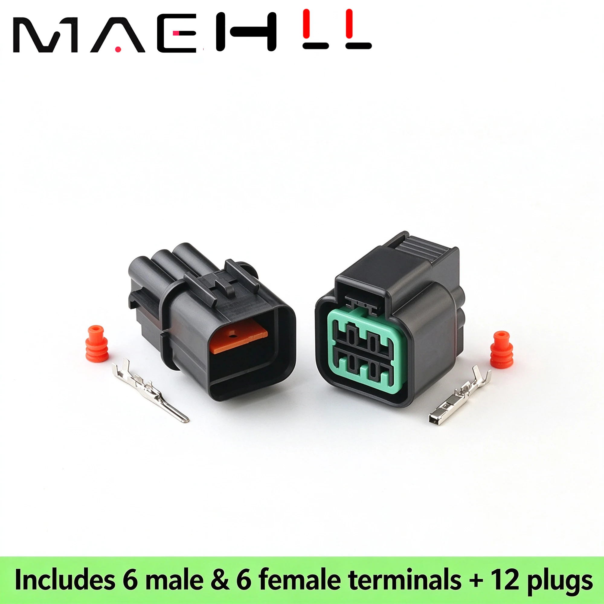 DJ70610Y-2.2-11/21 6 Pin KUM 090 Oxygen Sensor Auto Connector Headlamp Fog Lamp Plug For KIA Hyundai PB625-06027 PB621-06020