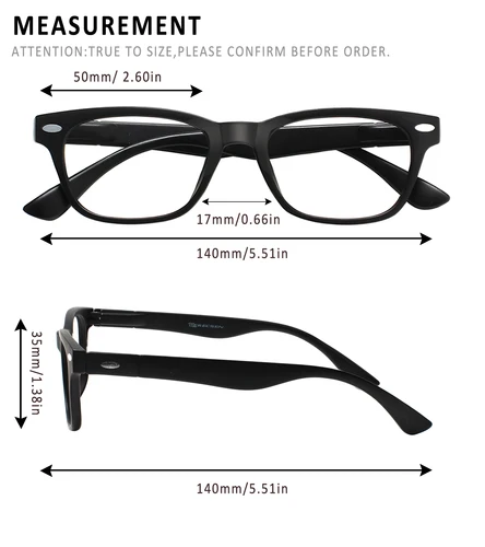 Imagen 2 del producto CLASAGA gafas de lectura de alta calidad para hombres y mujeres, gafas con lector de bisagra de resorte, dioptrías + 0 + 0,5 + 1,0 + 2,0 + 3,0 + 4,0 + 5,0 + 6,0