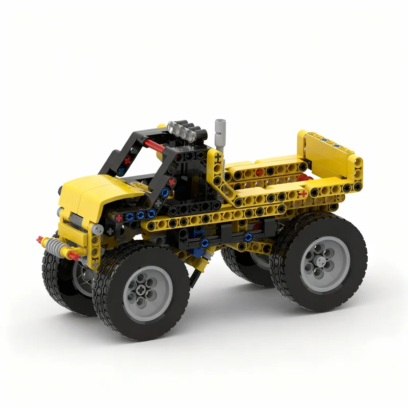 295pcs MOC Monster Truck Technical Model Building Blocks Construction Toy Christmas Gifts DIY Creative Idea Education Birthday