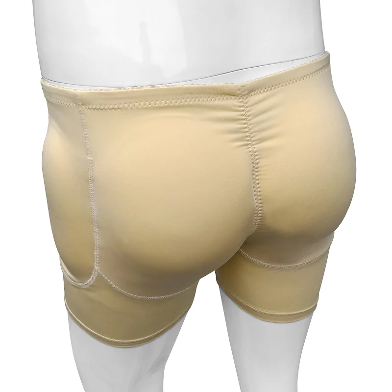 Men's Butt Padded Lift Boxer Shorts Sexy Body Shape Enhancer Hip Boosting Booty Shapewear Underwear Male Padding Booster