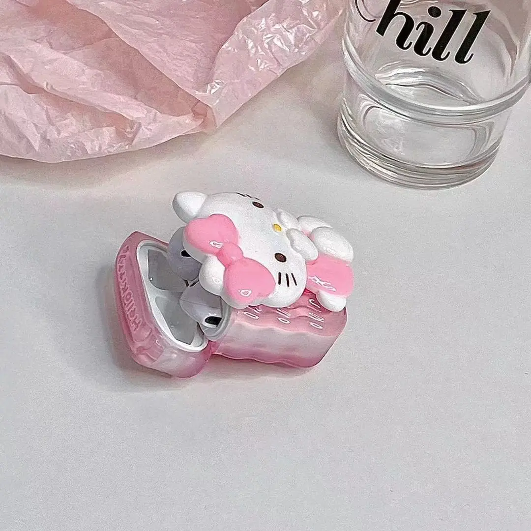 3d Cartoon Hello Kitty Sanrio Airpods Case Apple Airpods 2 Airpods Pro Case Iphone Oortelefoon Accessoires Air Pod Cover Y 2K Geschenken