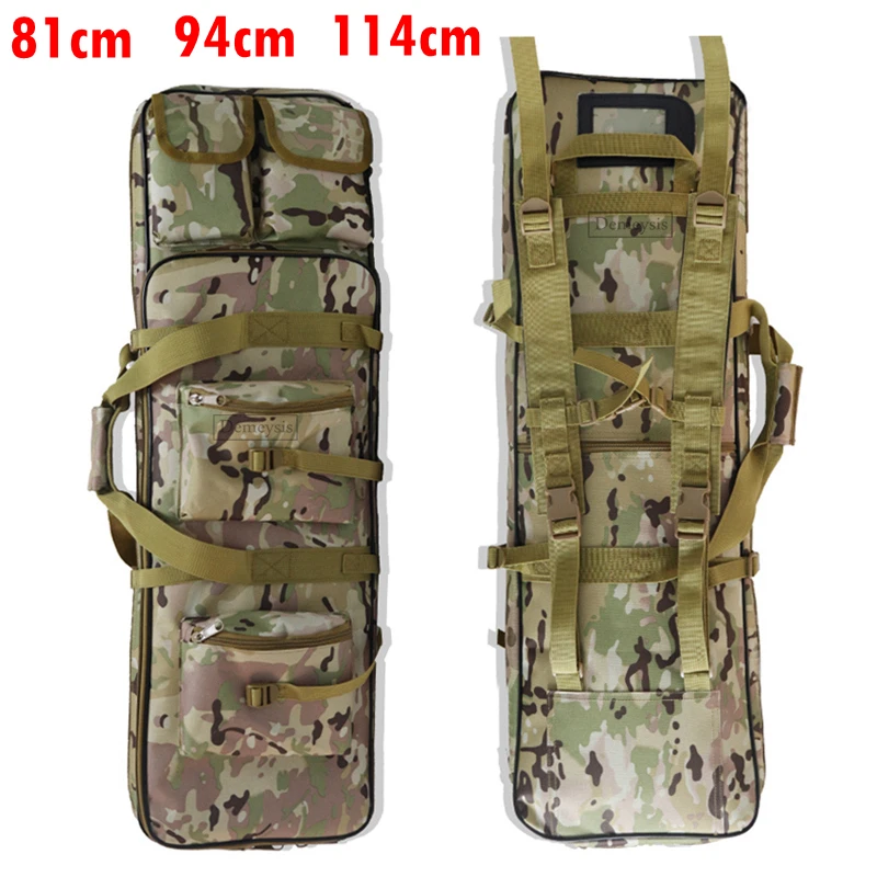 81 94 114cm Tactical Gun Bag Case Rifle Bag Backpack Sniper Carbine Shooting Carry Shoulder Bags for Hunting Gun Accessories